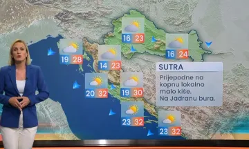 Stigla promjena vremena, na sjeveru zemlje olujni udari vjetra
