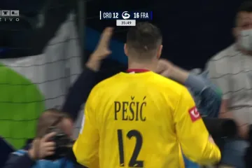 Pešić nam drži glavu iznad vode: Pogledajte kako je naš vratar senzacionalno obranio zicer Francuzima