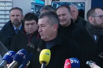 Konferencija za medije nakon prosvjeda ZET-ovaca na Črnomercu
