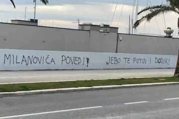 Milanović, Puljak i Ivošević 'na udaru' splitskih vandala: Osvanuli pa brzo obrisani uvredljivi grafiti