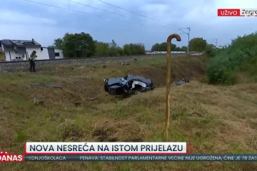 Nova nesreća na istom prijelazu! Mještani: 'Kuća je preblizu, vozač nema vremena za reakciju'
