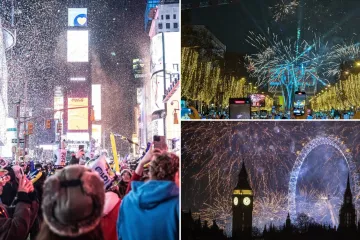 Kiša konfeta u New Yorku, čarobni Big Ben, vatromet u Parizu: Ovako se sinoć slavilo