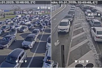 Velike gužve na granicama, bit će i gore: 'Čekamo već pet sati. Putujem od jučer popodne'