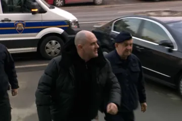 Dolazak Josipa Dabre na Županijski sud u Osijeku