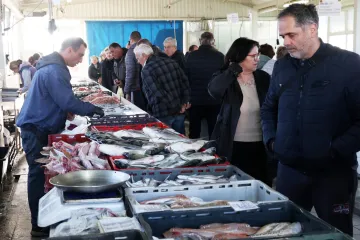 Živahno na šibenskoj tržnici: Pogledajte po kojim se cijenama prodaju orade, škarpine, brancini
