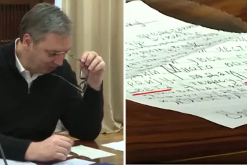 Vučić se hvalio pismom 'malog Pavla'. Kamera ga zumirala u pogrešnom trenutku i razotkrila laž